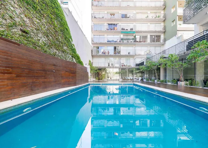 Lujoso Y Nuevo En Palermo 2 A 4 Personas Piscina, Lavadora, Gimnasio