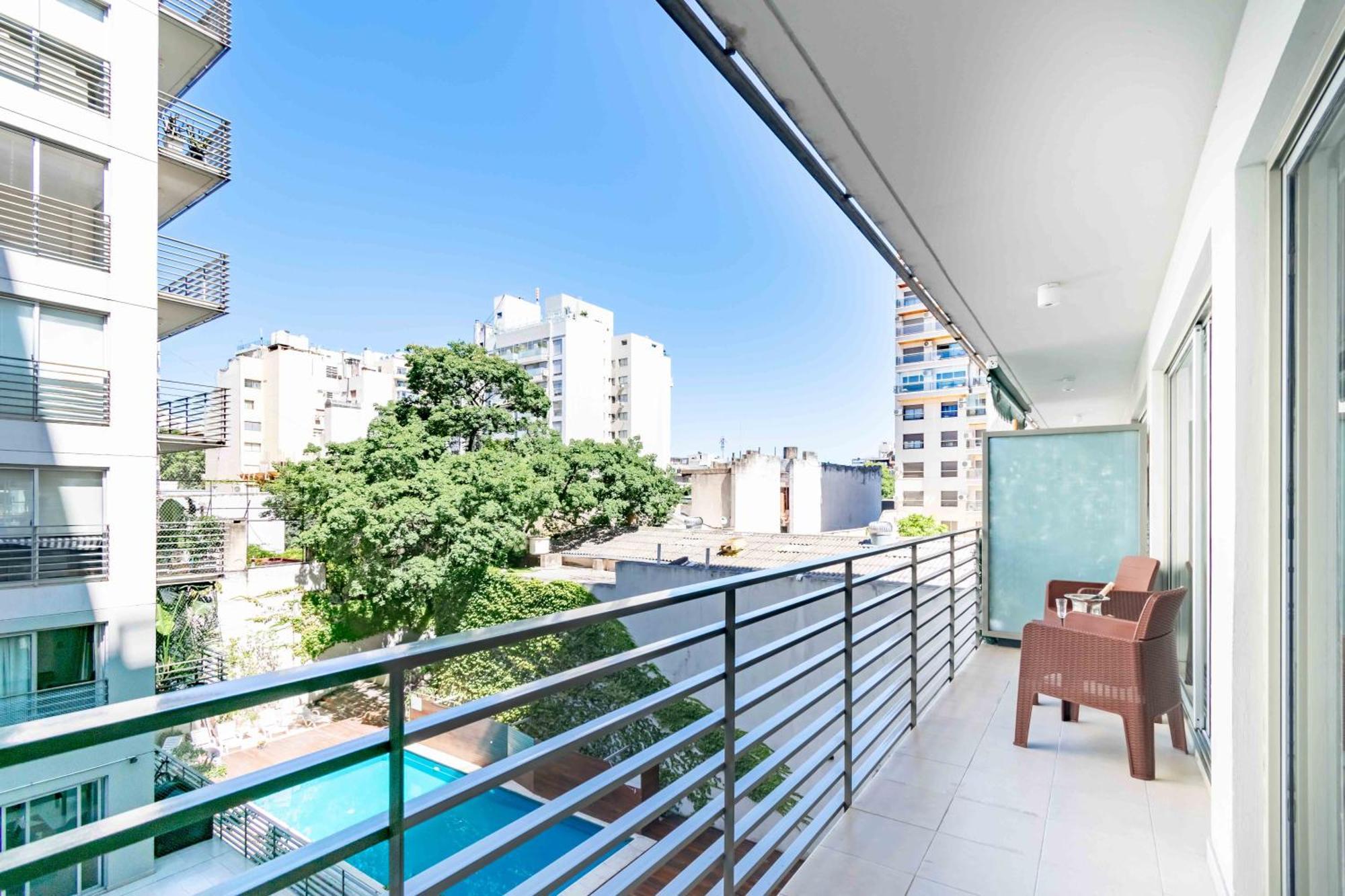 Lujoso Y Nuevo En Palermo 2 A 4 Personas Piscina, Lavadora, Gimnasio Apartment